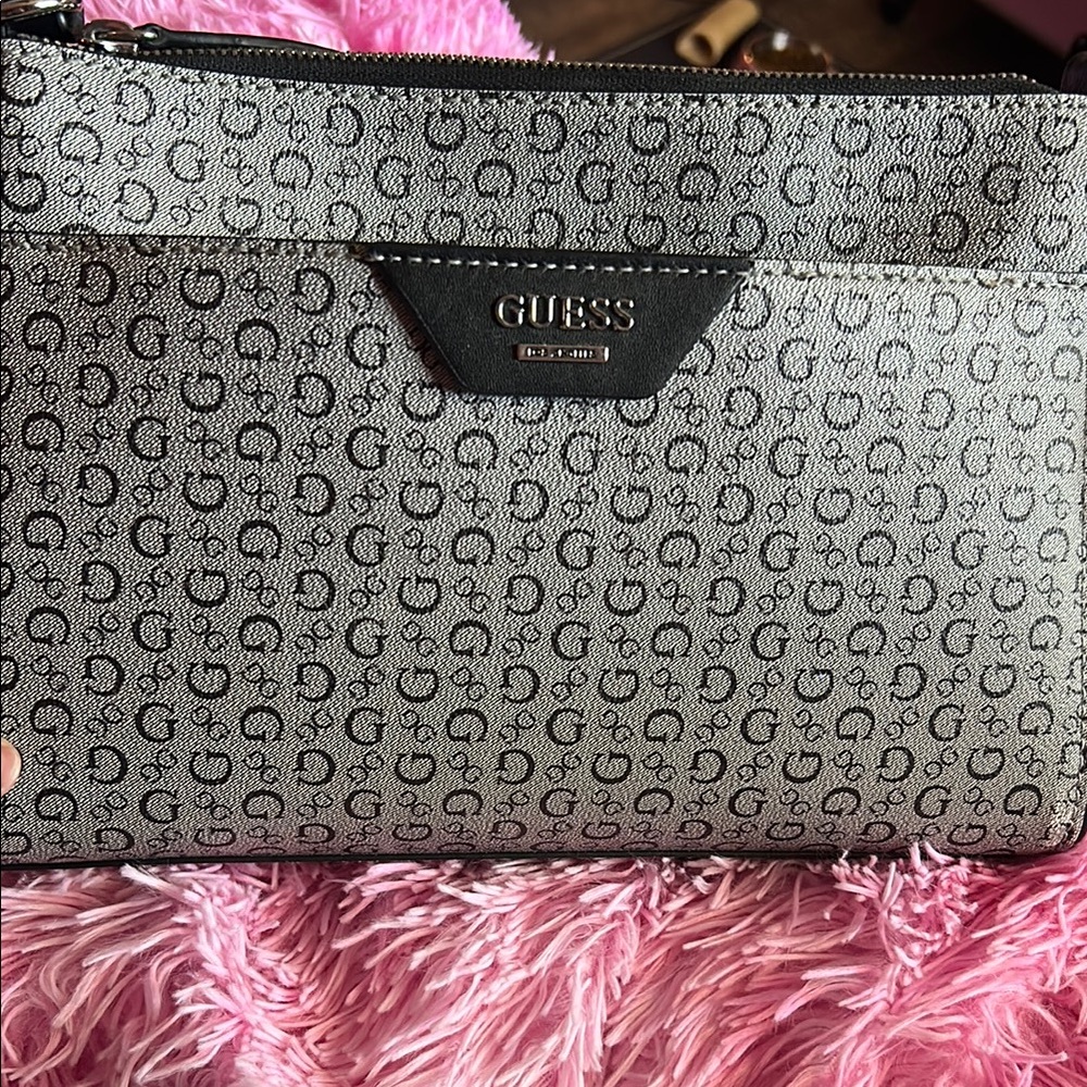 GUESS Black and Gray Women's Bag
